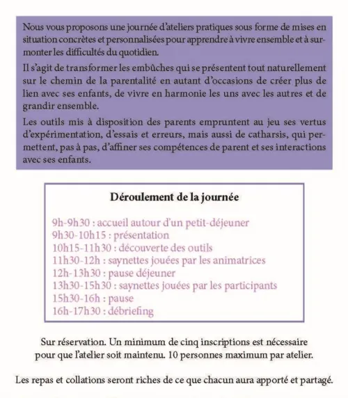 Photo 1 de Atelier Parents enjoués