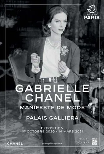 Affiche de Visite Guidée : exposition Gabrielle Chanel, manifeste de mode | par Caroline Bujeau