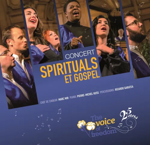 Affiche de Concert Spirituals & Gospel