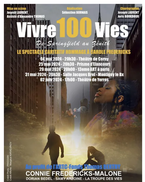 Affiche de Vivre cent vies, de Springfield au Zénith