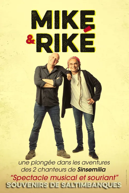 Affiche de Mike et Riké dans Souvenirs de Saltimbanques