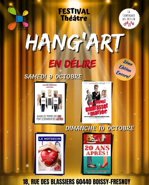 Affiche de Le festival du Hang'art en délire : Pass jour 1