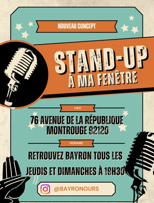 Affiche de Stand up à ma fenêtre