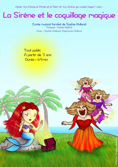 Affiche de La sirène et le coquillage magique