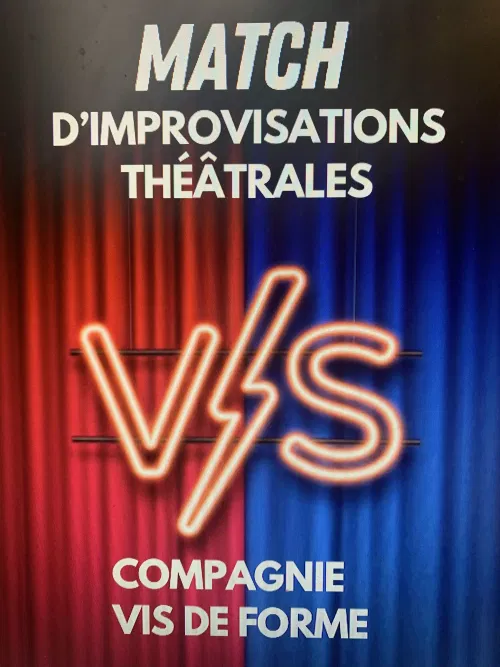Affiche de Match d'improvisations théâtrales