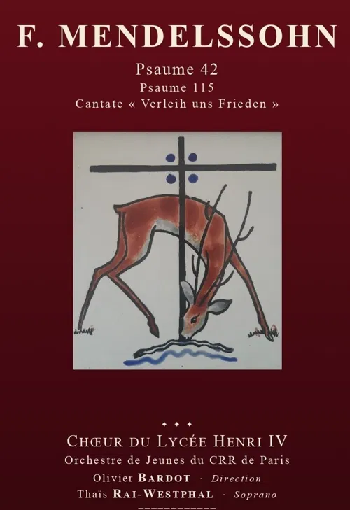 Affiche de Le choeur du lycée Henri IV chante Mendelssohn
