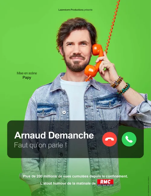Affiche de Arnaud Demanche dans Faut qu'on parle !