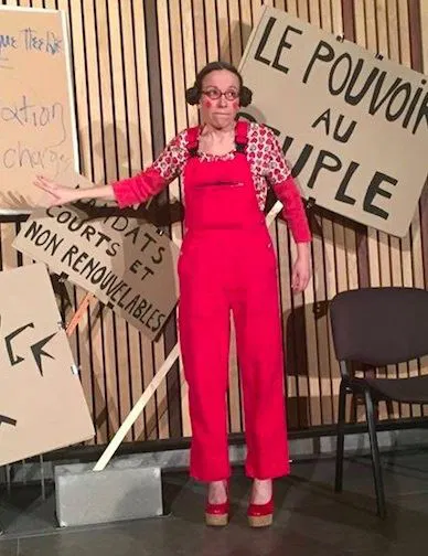 Affiche de La démocratie (déconfinée) expliquée à ceux qui devraient diriger