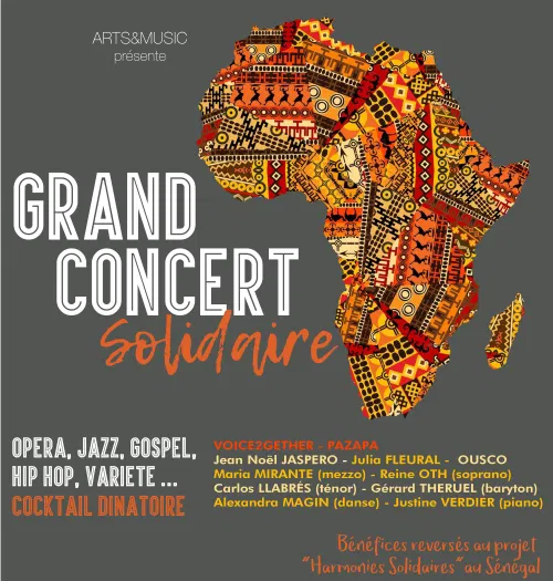 Affiche de Grand Concert Solidaire