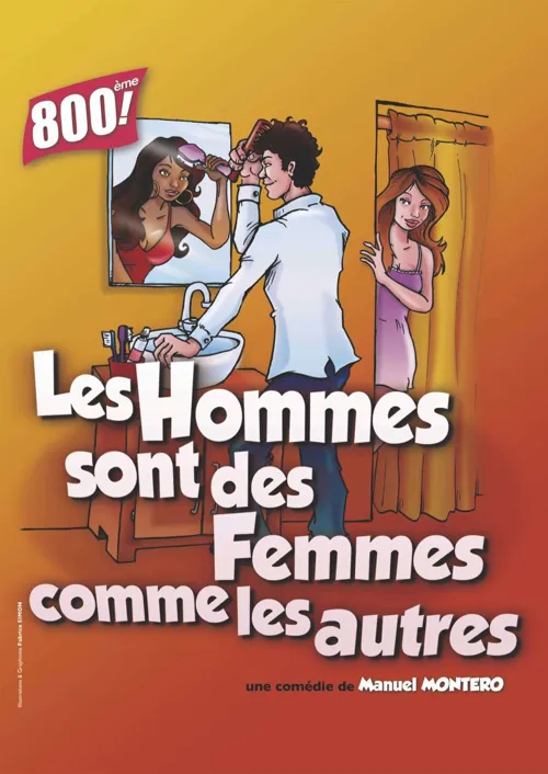 Affiche de Les hommes sont des femmes comme les autres