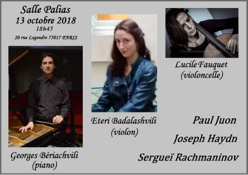 Affiche de Trio AÏCI : Concert de musique de chambre