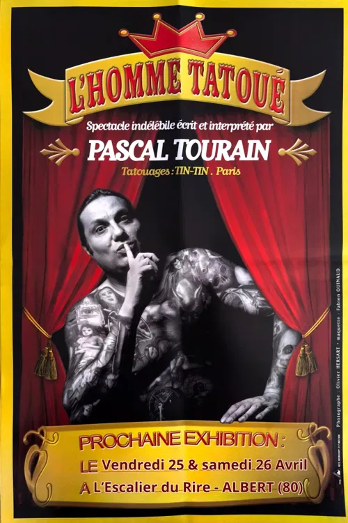 Affiche de Pascal Tourain dans L'homme tatoué
