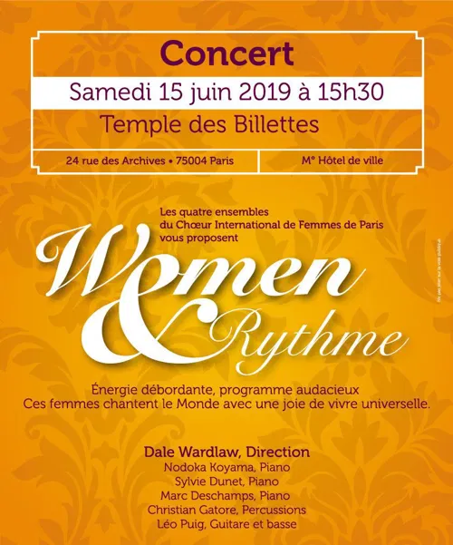 Affiche de Women & Rythme 2019