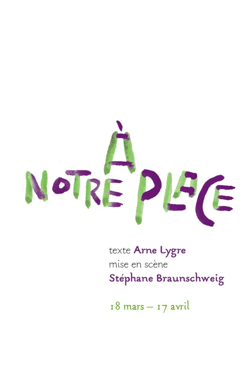 Affiche de À notre place