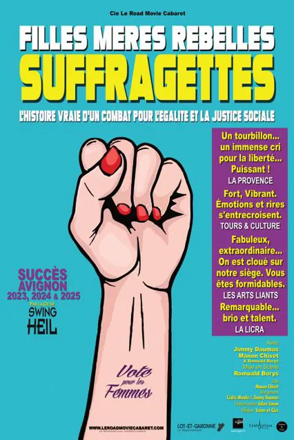 Affiche de Filles Mères Rebelles Suffragettes