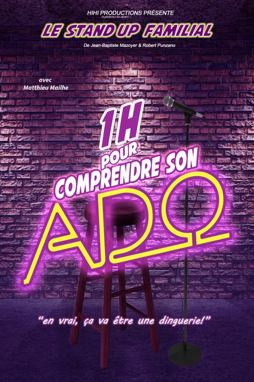 Affiche de 1 heure pour comprendre son ado