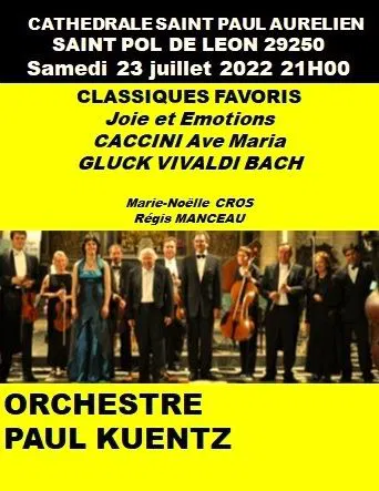 Affiche de Paul Kuentz : Classiques favoris | Saint-Pol-de-Léon