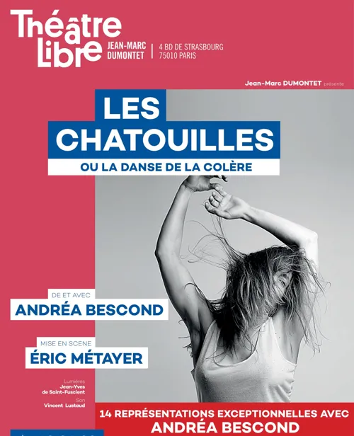 Affiche de Les chatouilles, ou la danse de la colère | avec Andréa Bescond