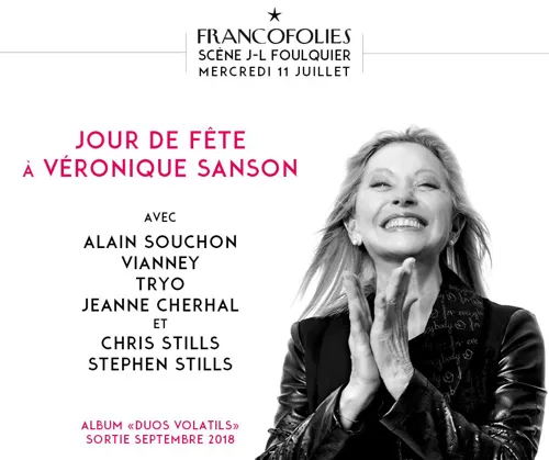 Photo 4 de Calogero + Jour de Fête à Veronique Sanson + Raphael + Loic Nottet | Festival Les Francofolies