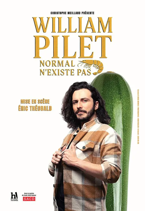 Affiche de William Pilet dans Normal n'existe pas | Zygomatic Festival 2026