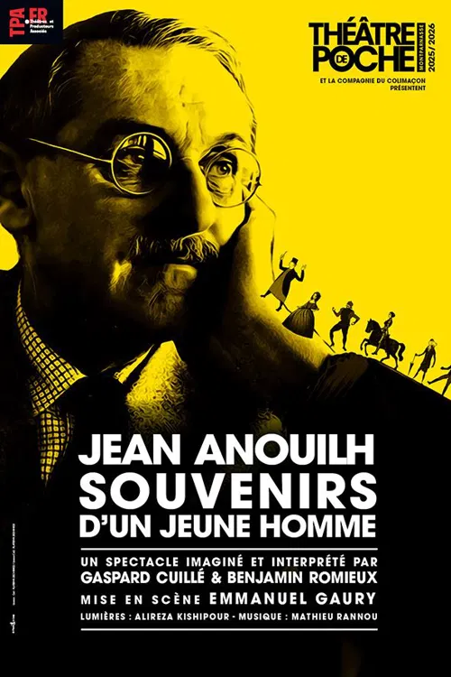 Affiche de Jean Anouilh : souvenirs d'un jeune homme
