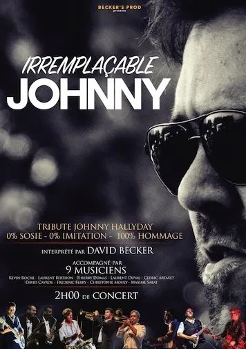 Affiche de David Becker : Irremplaçable Johnny