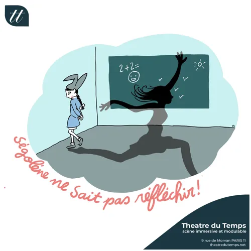 Affiche de Ségolène ne sait pas réfléchir