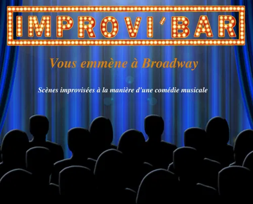 Affiche de Improvi'bar - Scènes improvisées à la façon d'un Broadway