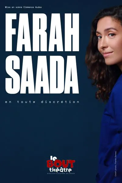 Affiche de Farah Saada dans En toute discrétion