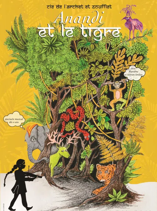 Affiche de Anandi et le Tigre