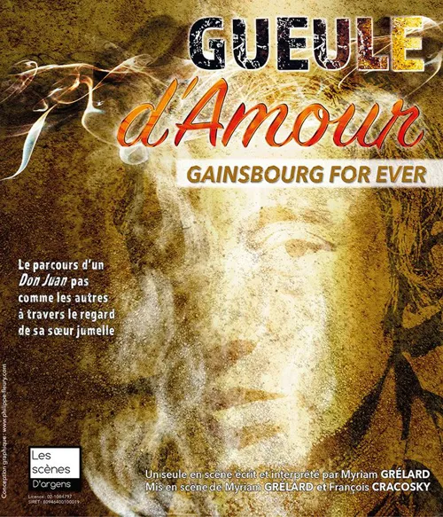 Affiche de Gueule d'Amour | Gainsbourg for ever
