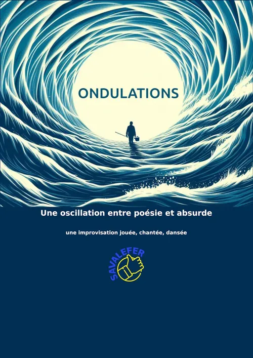 Affiche de Un voyage organique passant de la poésie à l'absurde : improvisation jouée, chantée, dansée !