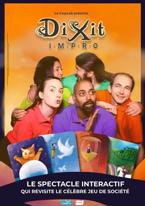 Affiche de Dixit Impro : Le jeu devient spectacle