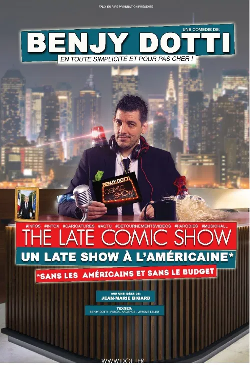 Affiche de Benjy Dotti dans The Late Comic Show