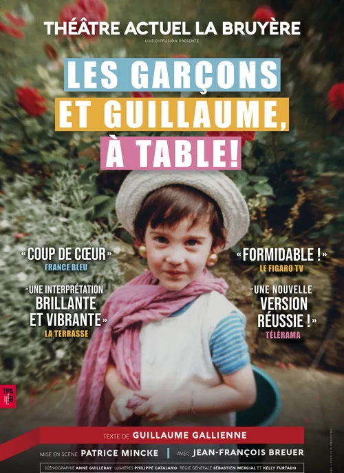 Affiche de Les garçons et Guillaume, à table !
