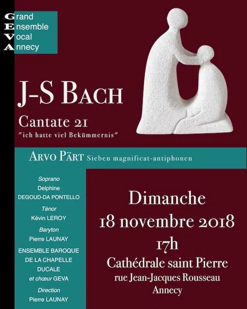 Affiche de JS Bach Cantate N°21 | Arvo Pärt 7nd magnificat antiphonen