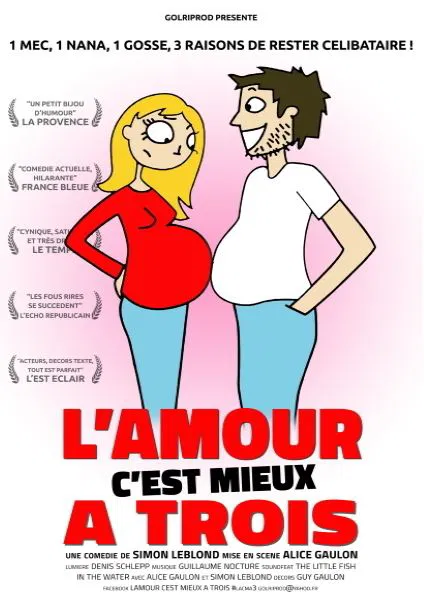 Affiche de L'amour c'est mieux à trois