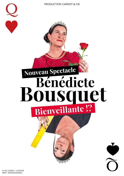 Affiche de Bénédicte Bousquet dans Bienveillante !?