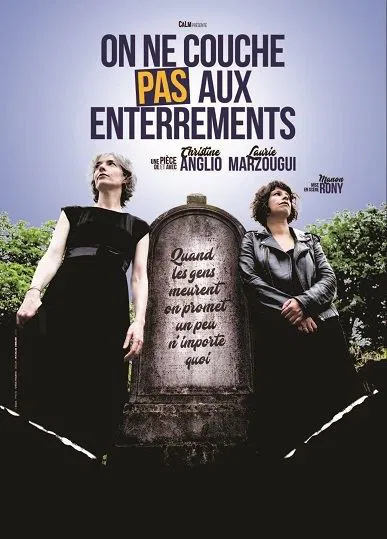 Affiche de On ne couche pas aux enterrements