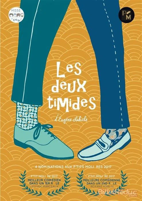 Affiche de Les deux timides