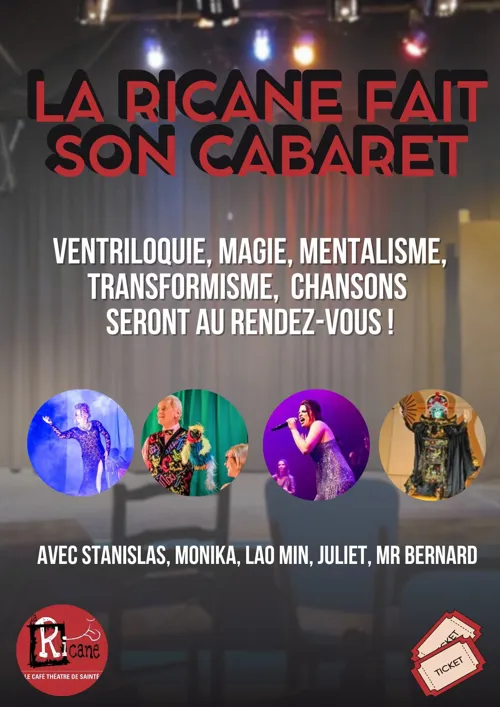 Affiche de La Ricane fait son cabaret