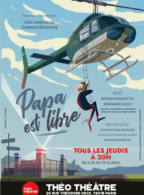 Affiche de Papa est libre