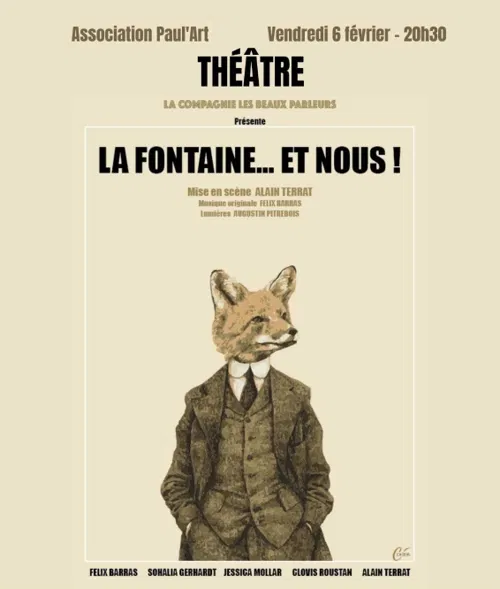 Affiche de La Fontaine... et nous !
