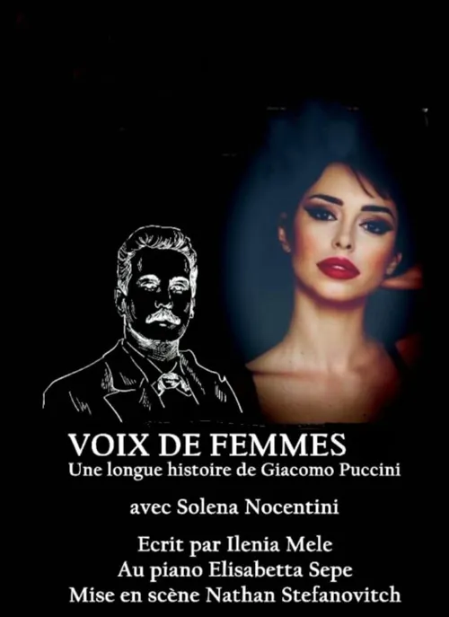 Affiche de Voix de femmes, une longue histoire de Giacomo Puccini