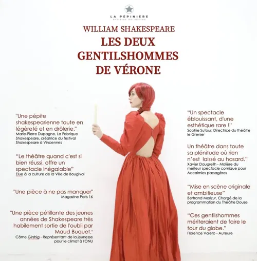 Affiche de Les deux Gentilshommes de Vérone