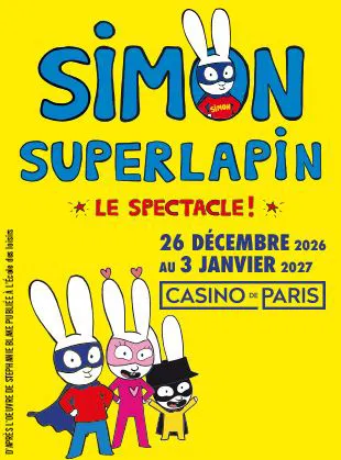 Affiche de Simon Superlapin le spectacle