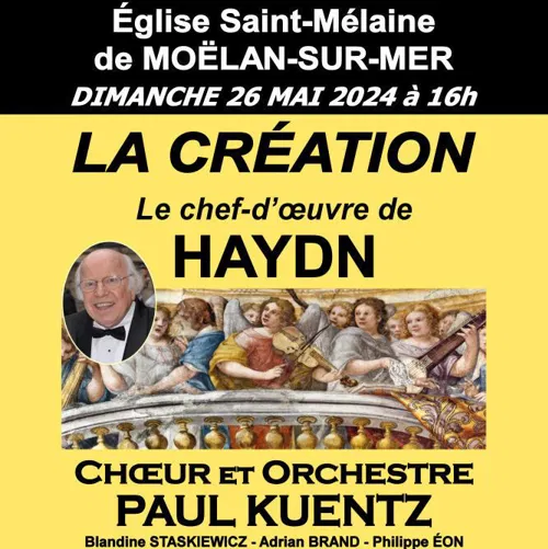 Affiche de Haydn : La Création | par le Choeur et orchestre Paul Kuentz