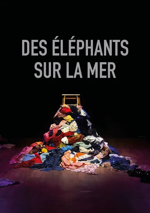 Affiche de Des éléphants sur la mer