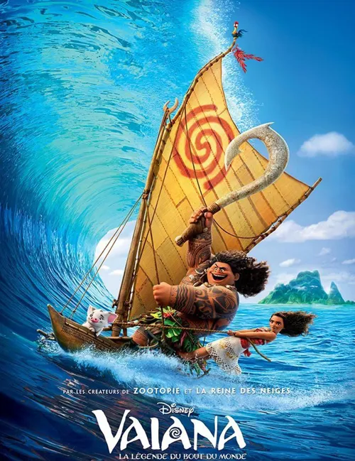 Affiche de Vaiana, La légende du bout du monde + La féerie des eaux