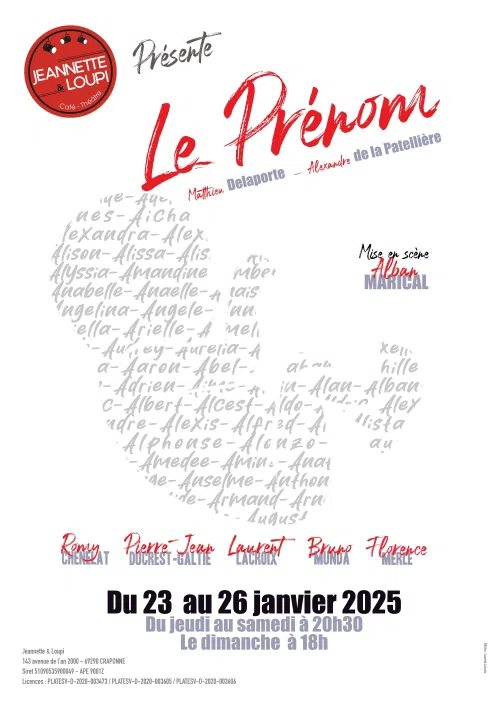 Affiche de Le prénom